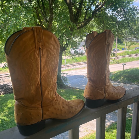 El General Tan Leather Cowboy Boots - Picture 4 of 11